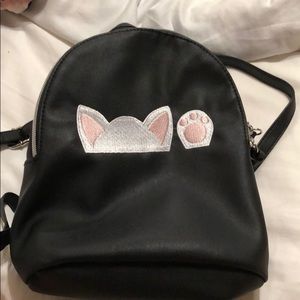 Cute cat mini backpack
